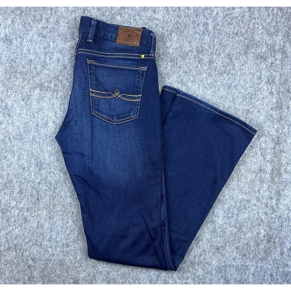 Lucky Brand Women's Jeans The Sweet Jean Boot Ankle Blue Wash Denim Size 2/26